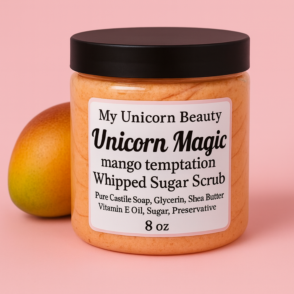 Unicorn Magic Sugar Scrub (Mango Temptation Scented)