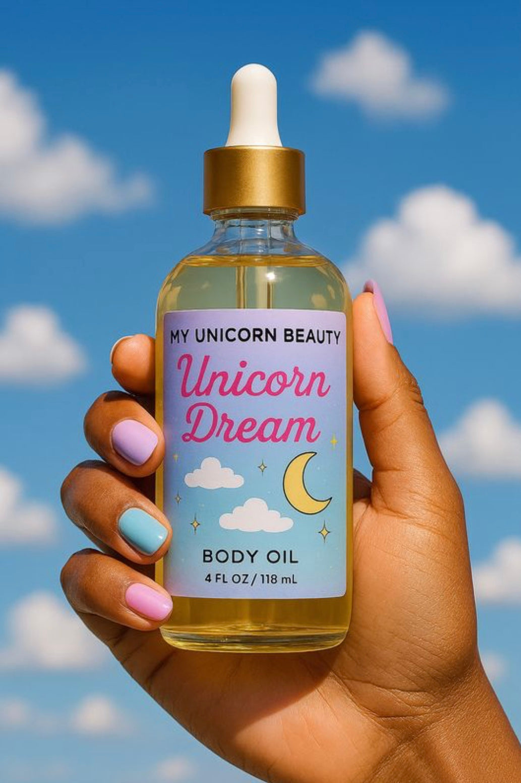 Unicorn Dream Body Oil (Baby Powder Scented)
