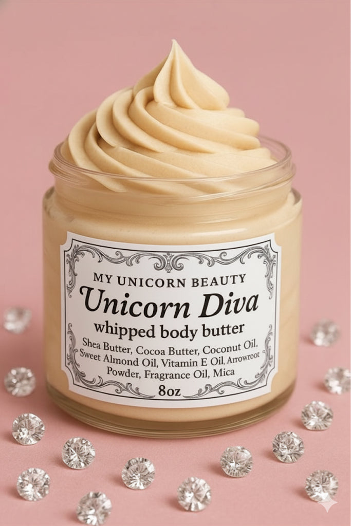 Unicorn Diva Body Butter (Vanilla Cupcake Scented)