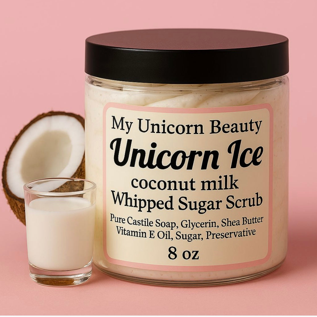 Unicorn Ice Sugar Scrub (Coconut Milk Scented)