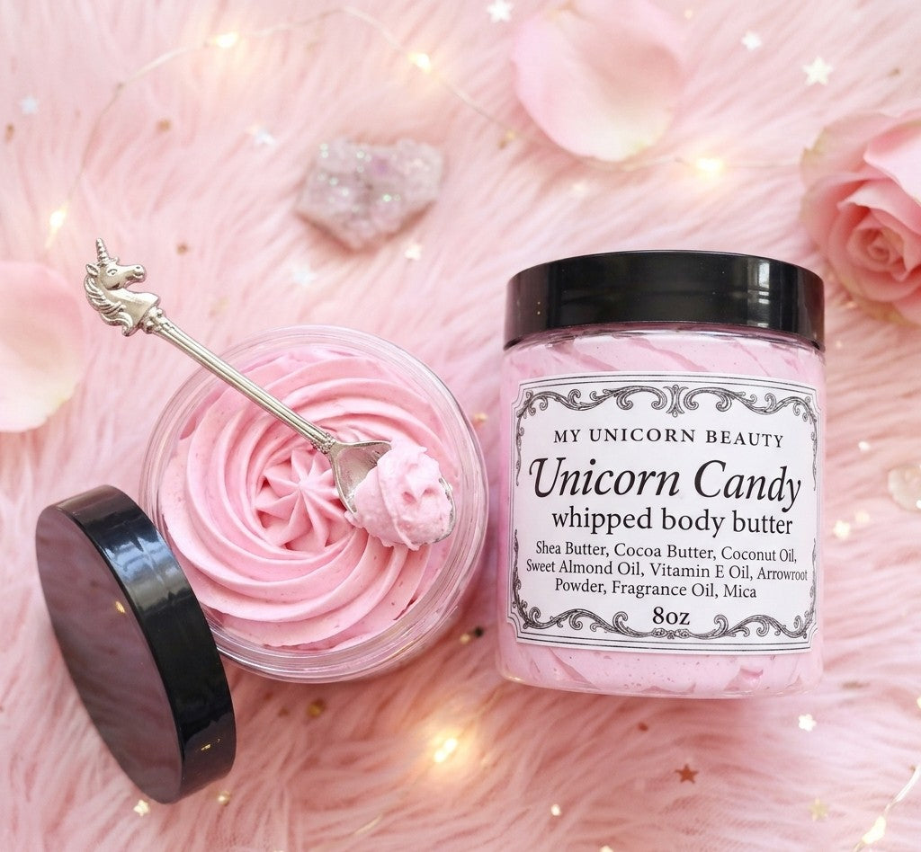 Unicorn Candy Body Butter (Pink Sugar scented) My Unicorn Beauty