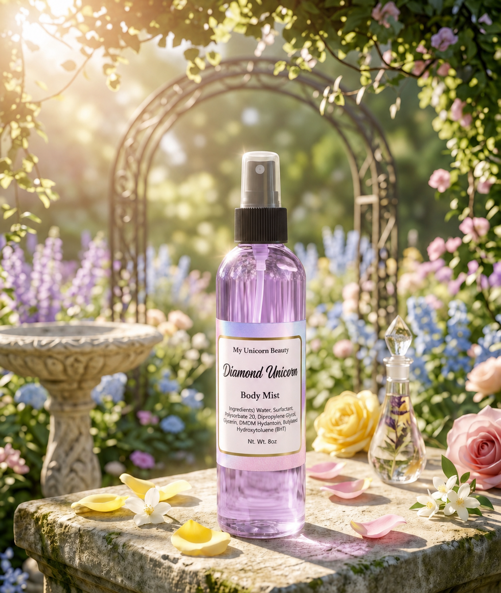 Diamond Unicorn Body Mist (Inspired by Baccarat Rouge 540) My Unicorn Beauty