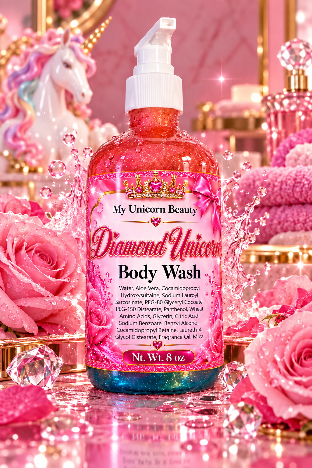 Diamond Unicorn Body Wash – Inspired by Juicy Couture: Viva La Juicy My Unicorn Beauty