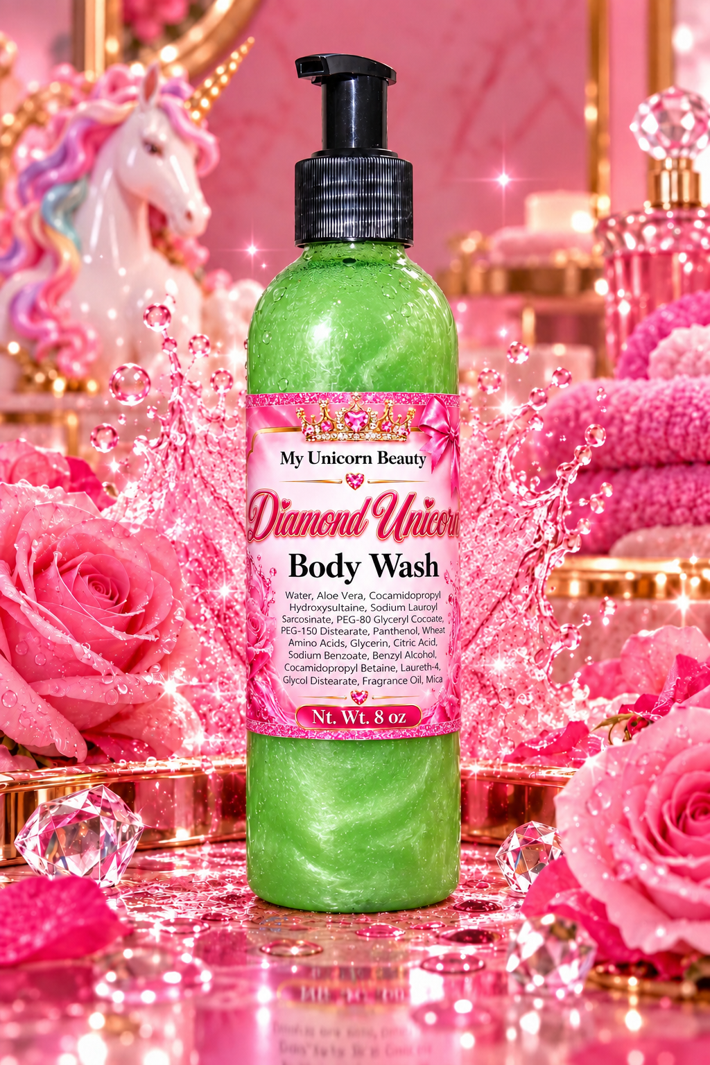 Diamond Unicorn Body Wash – Inspired by Juicy Couture: Viva La Juicy My Unicorn Beauty