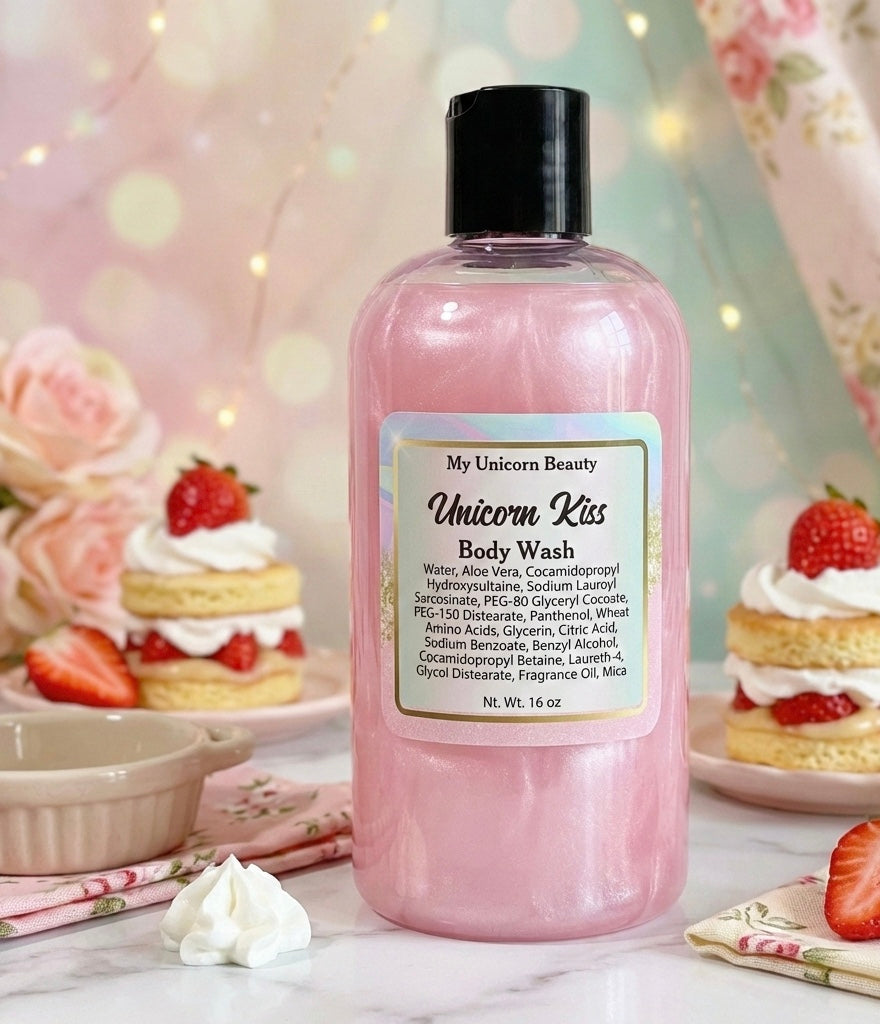 Unicorn Kiss Body Wash (Strawberry Shortcake Scented)