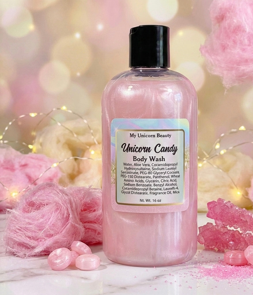 Unicorn Candy Body Wash (Pink Sugar Scented)