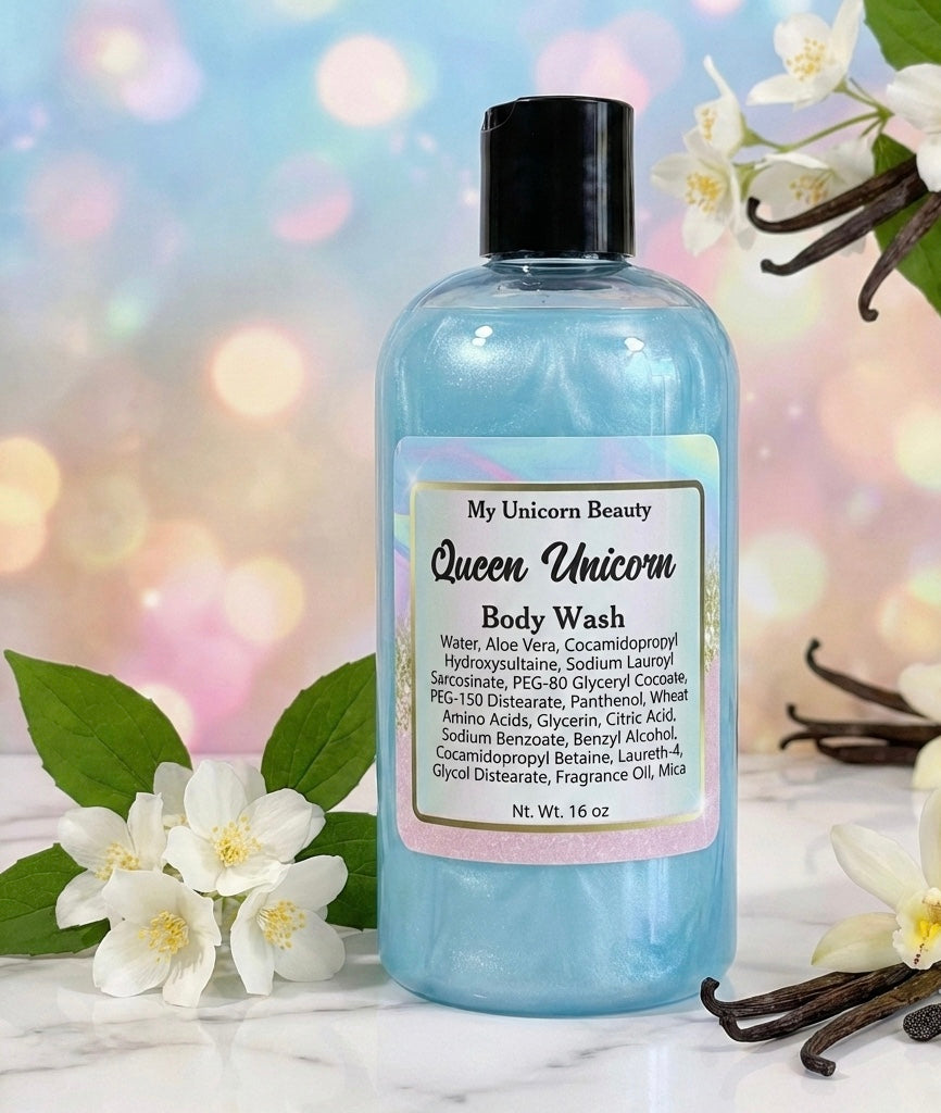 Queen Unicorn Body Wash (Jasmine & Vanilla Scented)