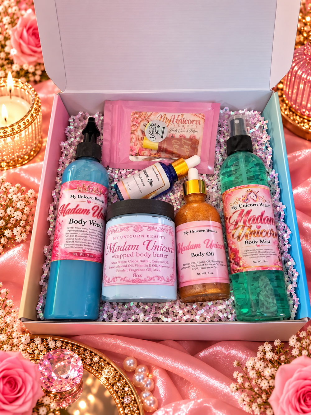 Madam Unicorn Luxury Body Care Gift Box – Good Girl Inspired My Unicorn Beauty