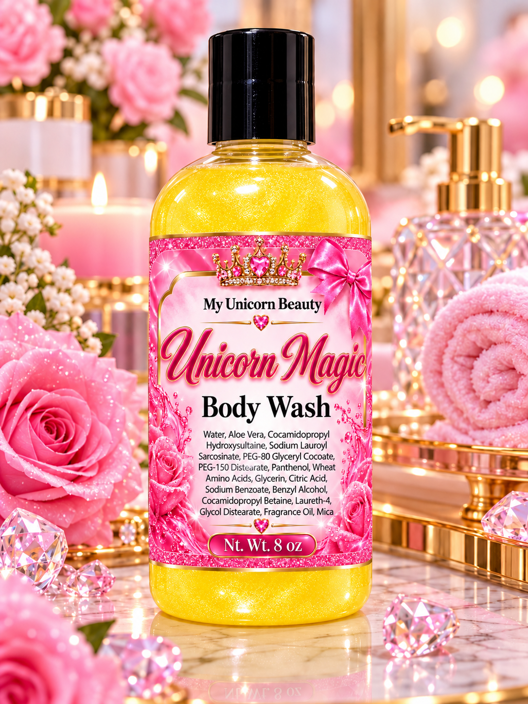 Unicorn Magic Body Wash (Mango Papaya Scented) My Unicorn Beauty