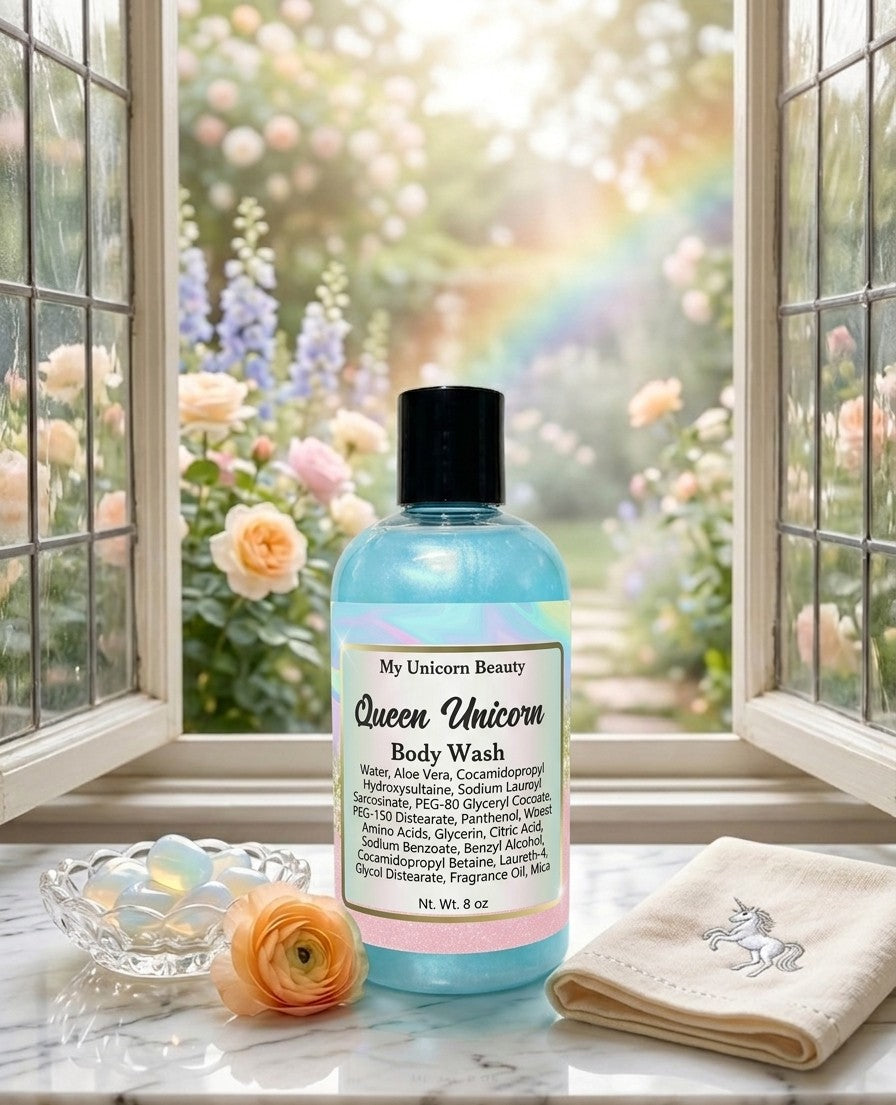 Queen Unicorn Body Wash (Jasmine & Vanilla Scented) My Unicorn Beauty