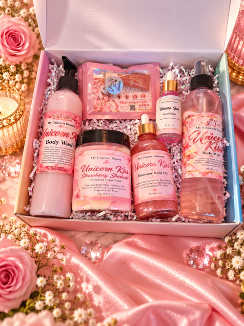 Unicorn Kiss Sweet & Fruity Body Care Gift Box | Strawberry Shortcake