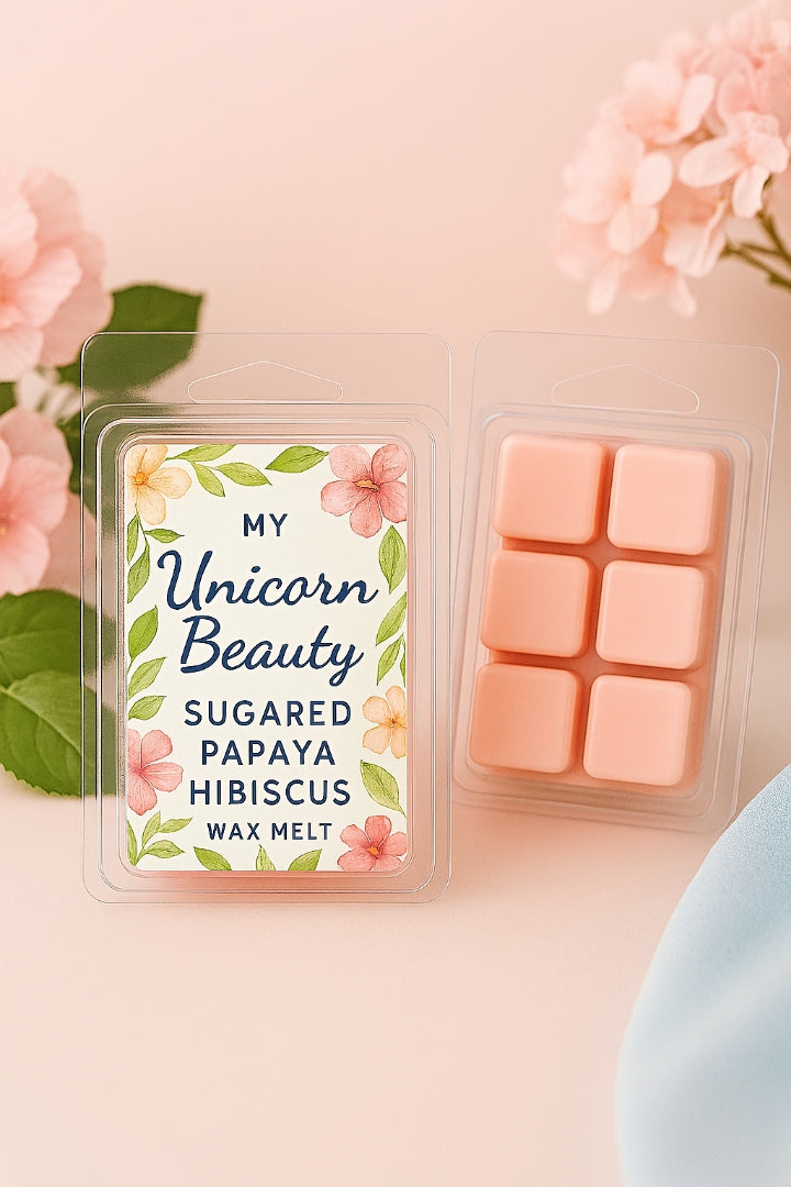 Sugared Papaya & Hibiscus Wax Melt