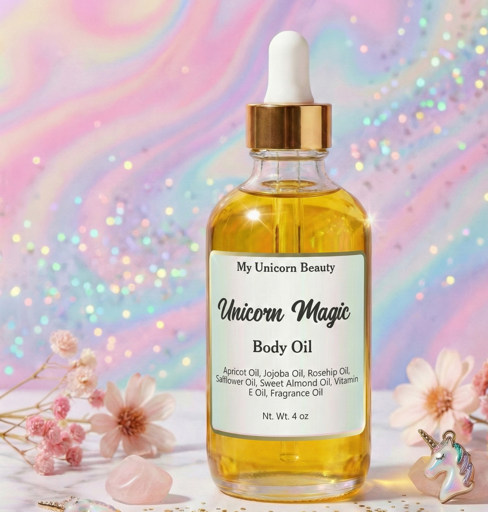 Unicorn Magic Body Oil (Mango Papaya Scented)
