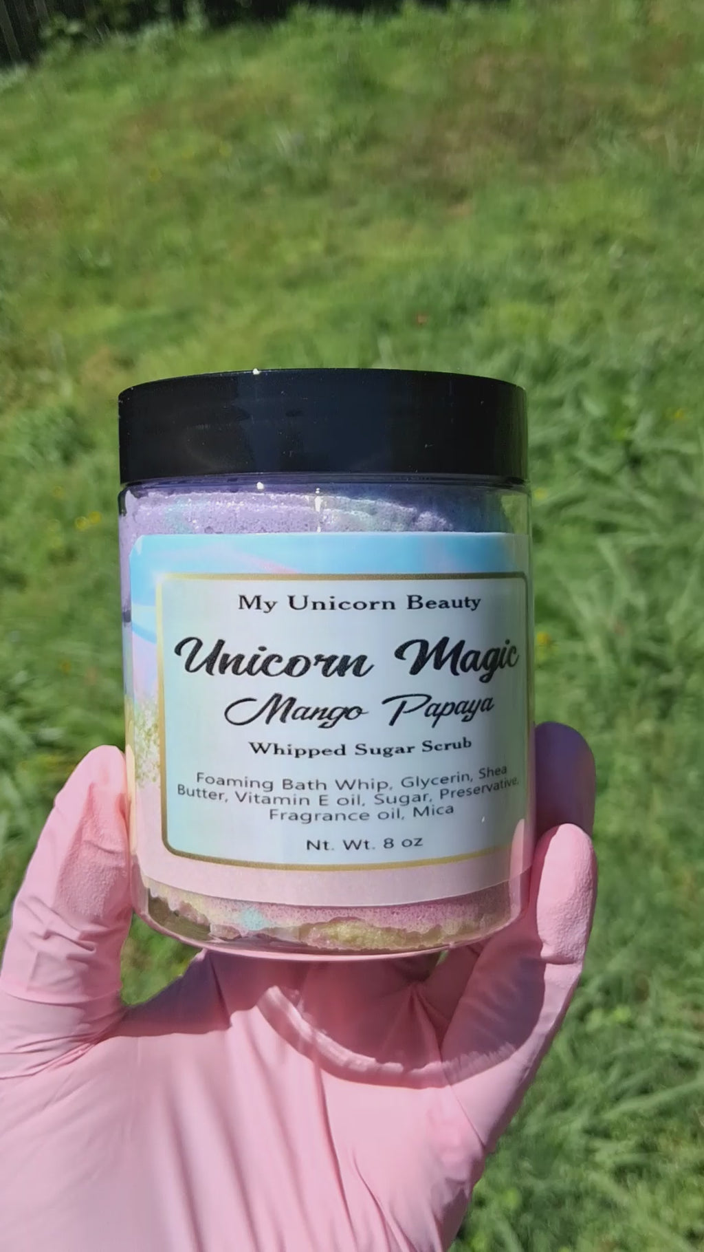 Unicorn Magic Sugar Scrub (Mango Papaya Scented)