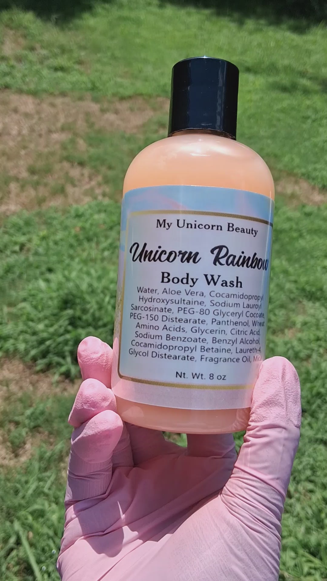 Unicorn Rainbow Body Wash (Orange Cream Vanilla Scented)