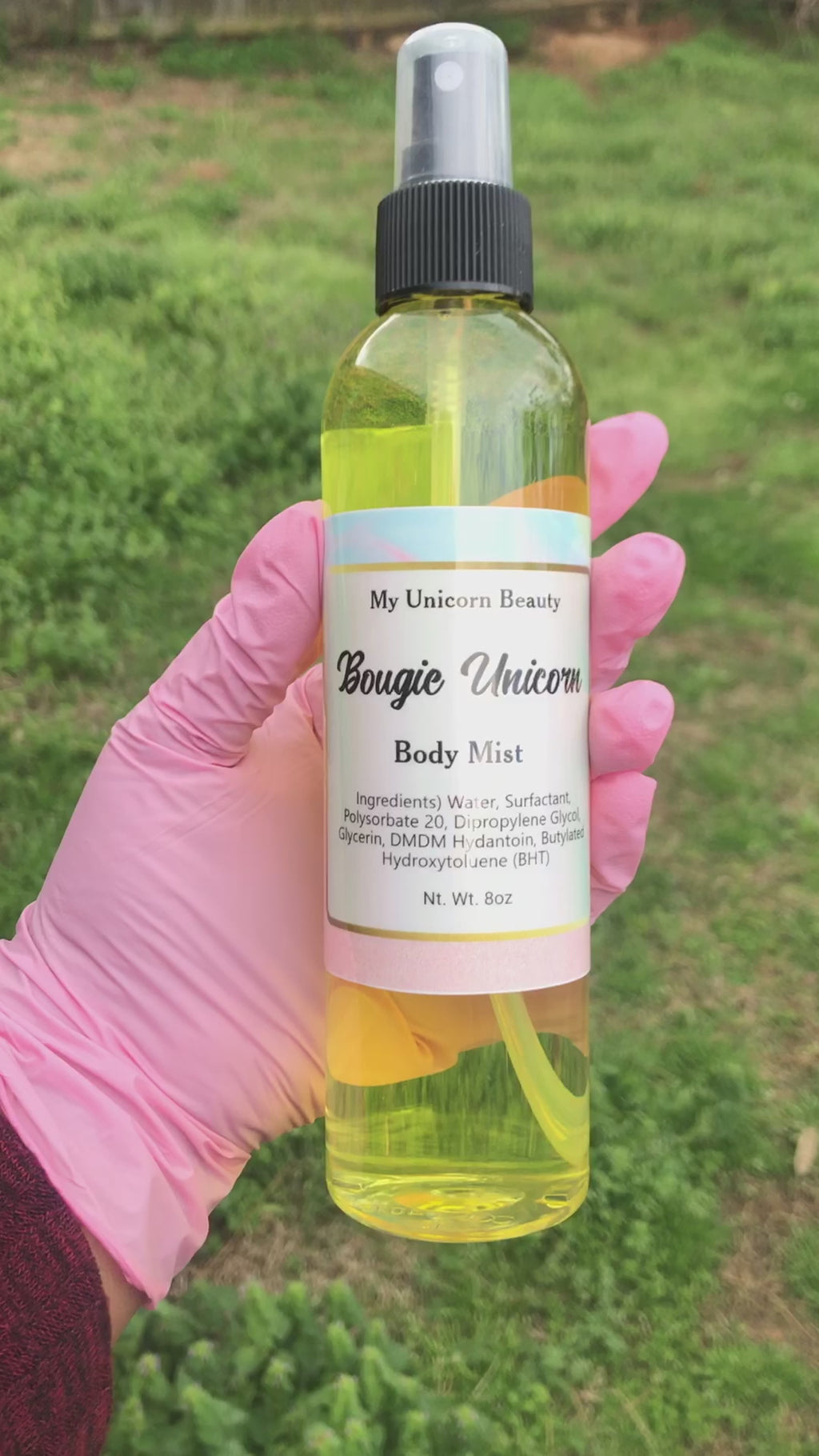 Bougie Unicorn Body Mist (Scent inspired by Donna Karan Cashmere Mist)
