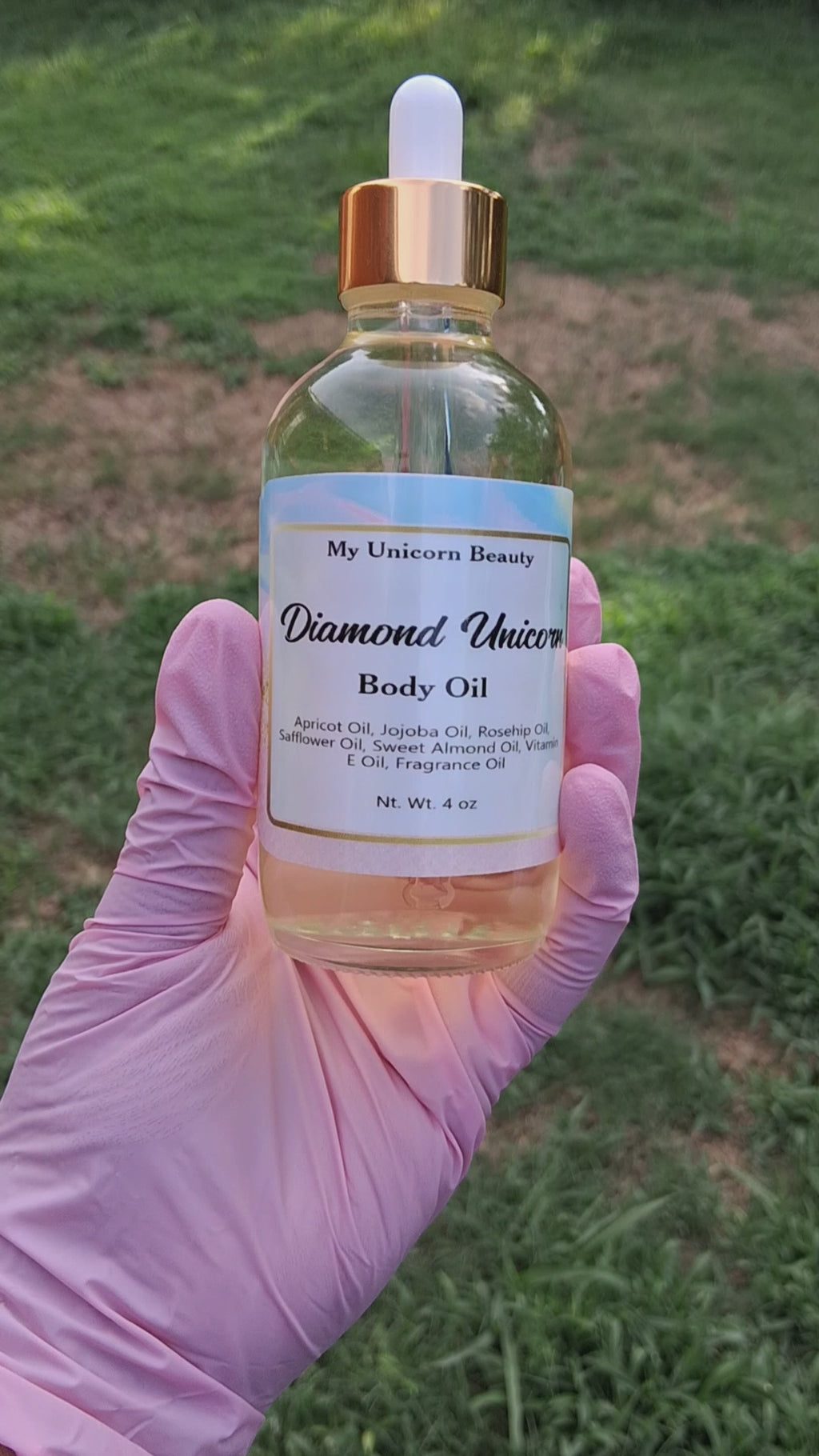 Diamond Unicorn Body Oil – Inspired by Baccarat Rouge 540