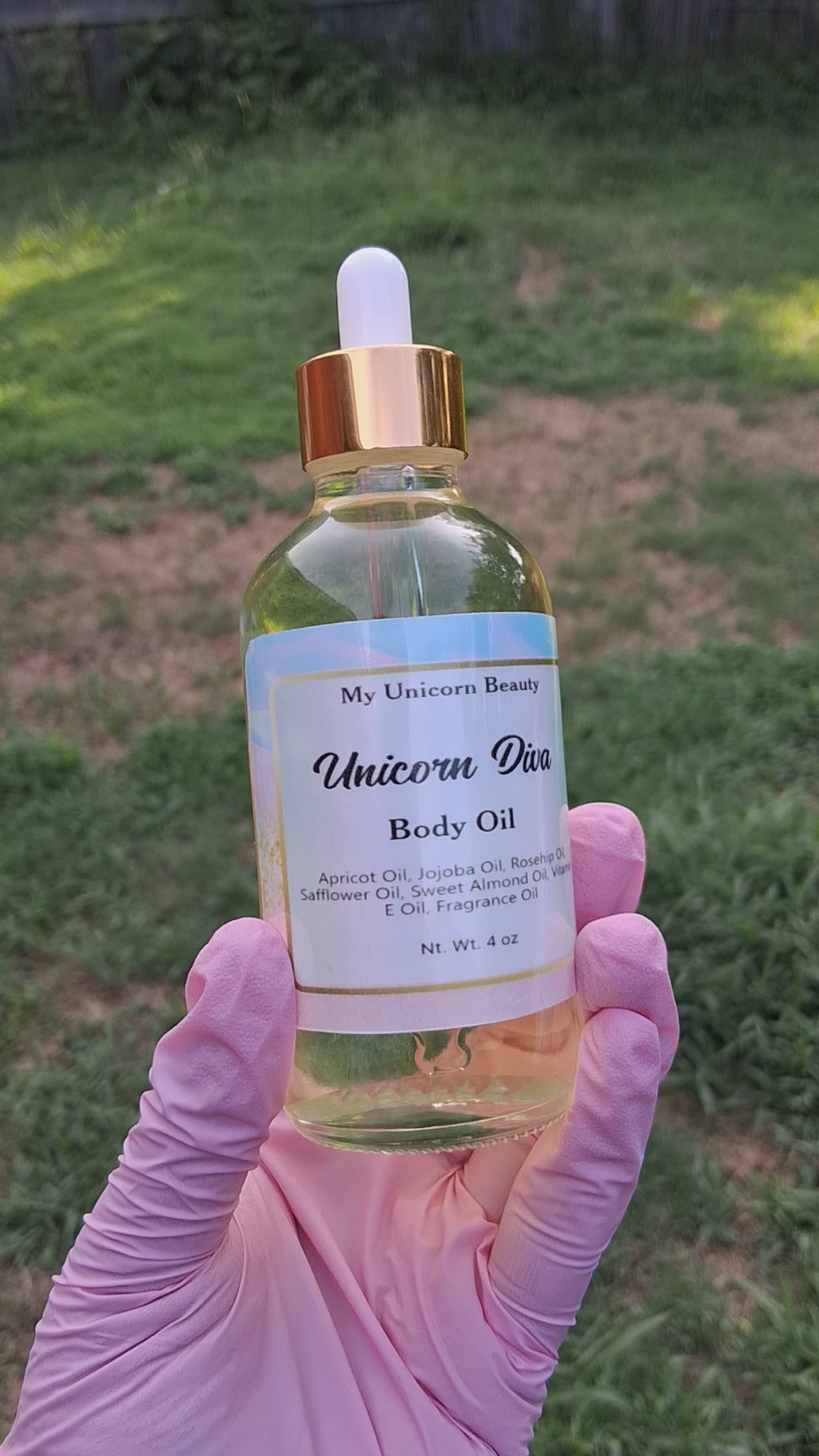 Unicorn Diva Body Oil (Inspired by Versace Bright Crystal)