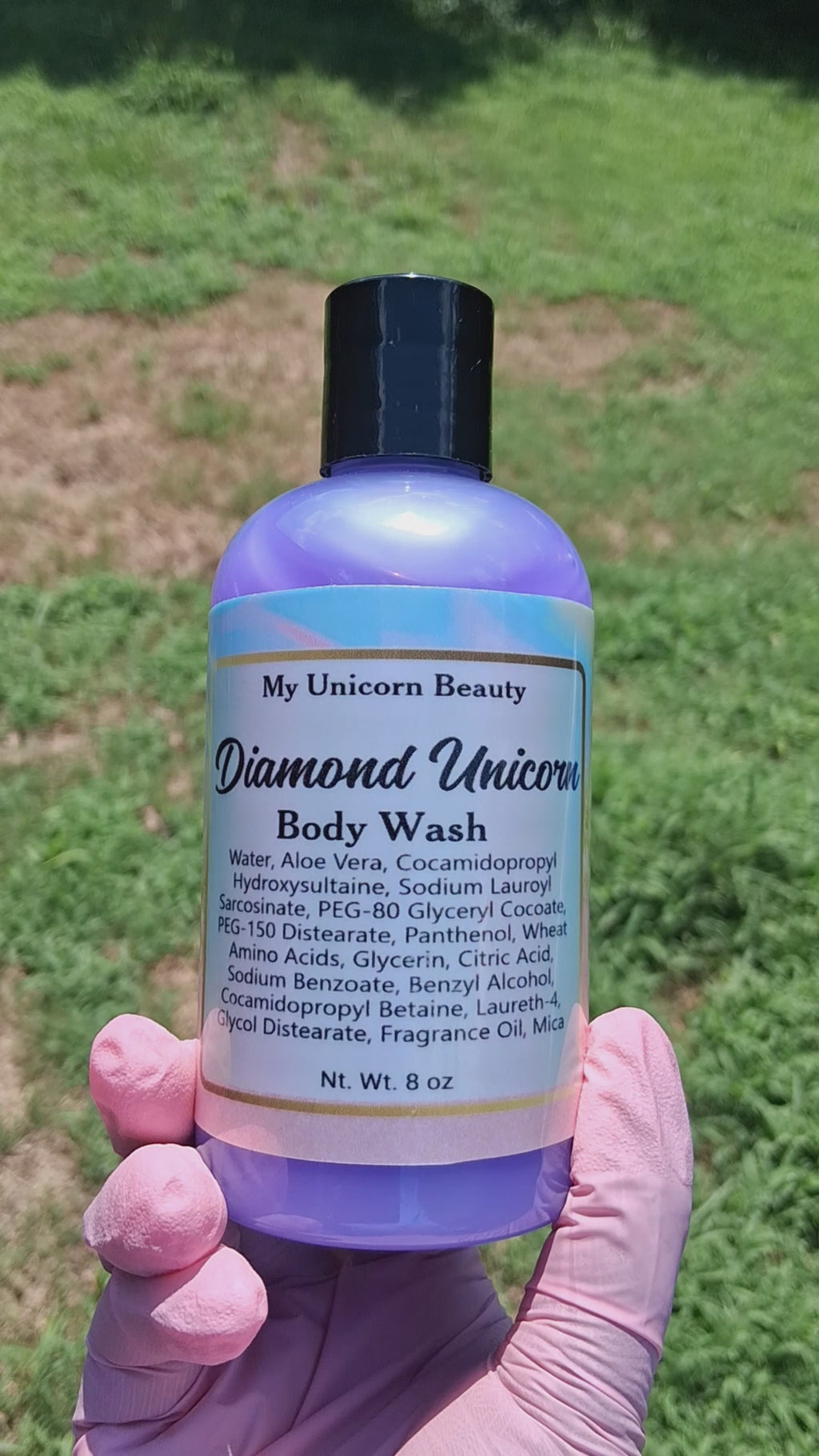 Diamond Unicorn Baccarat Rouge 540 Inspired Moisturizing Body Wash