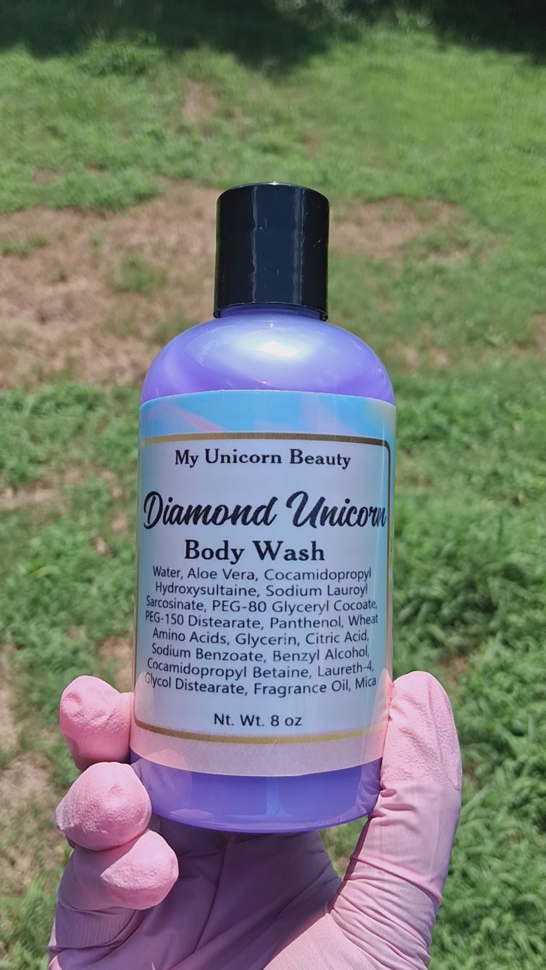 Diamond Unicorn Baccarat Rouge 540 Inspired Moisturizing Body Wash