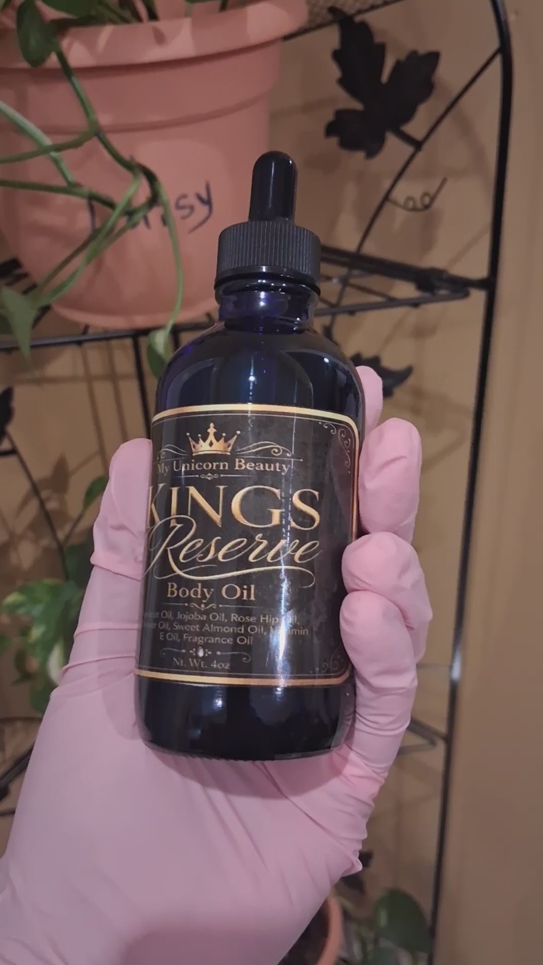 King's Reserve Body Oil for Men (Scent inspired by Dior Sauvage)