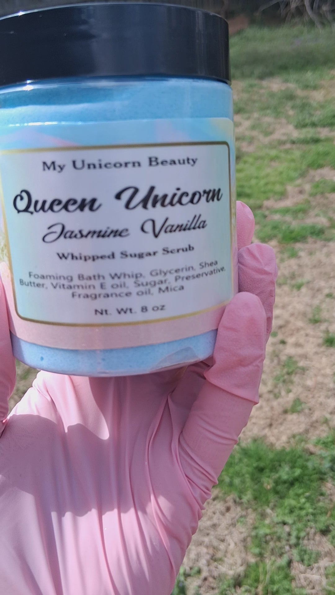 Queen Unicorn Sugar Scrub (Jasmine & Vanilla Scented)