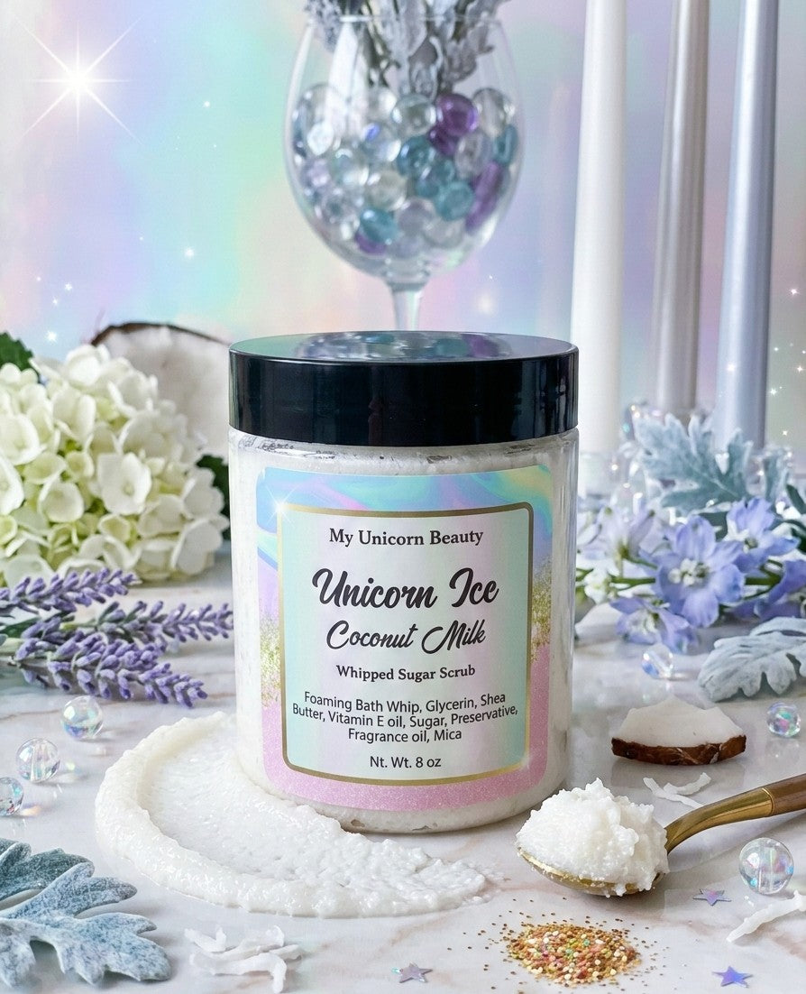 Unicorn Ice Sugar Scrub (Coconut Milk Scented)