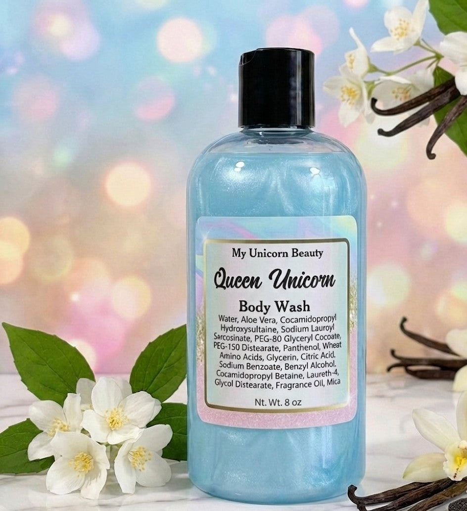 Queen Unicorn Body Wash (Jasmine & Vanilla Scented)